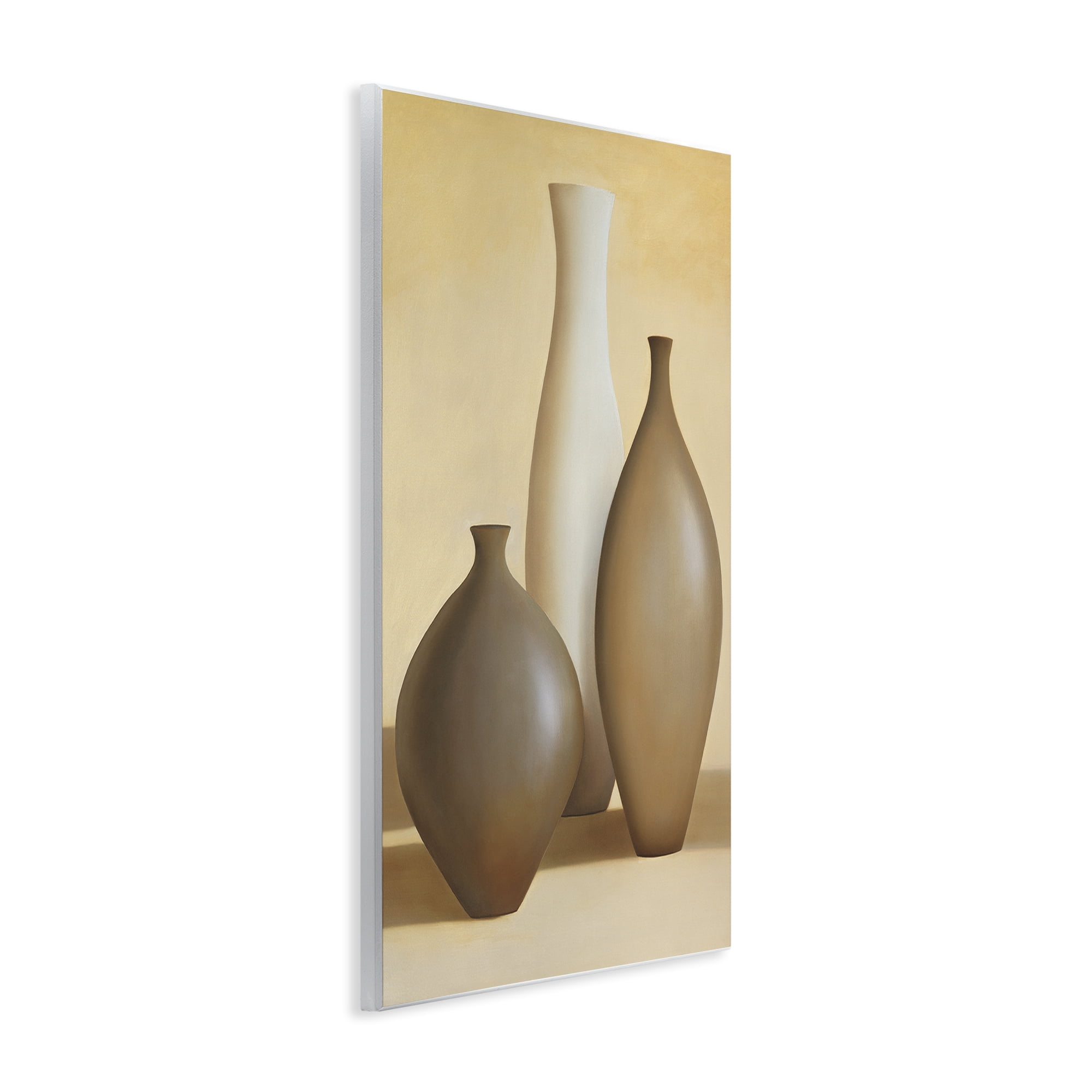 Stupell Industries Natural Pottery Bottles Furniture Painting Unframed Art Print Wall Art, 13 x 19