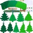 thumbnail image 2 of Kit de Manualidades Winlyn 54 Sets Árboles de Navidad Raspa Arcoíris 5", 2 of 9