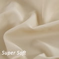 thumbnail image 5 of Mainstays Super Soft Microfiber 2-Pack Fitted Sheet, Queen, Arctic White/ Papyrus Beige, 2 Piece, 5 of 8
