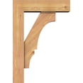thumbnail image 3 of Ekena Millwork 5 1/2"W x 18"D x 26"H Balboa Block Smooth Bracket w/ Offset Brace, Western Red Cedar, 3 of 25