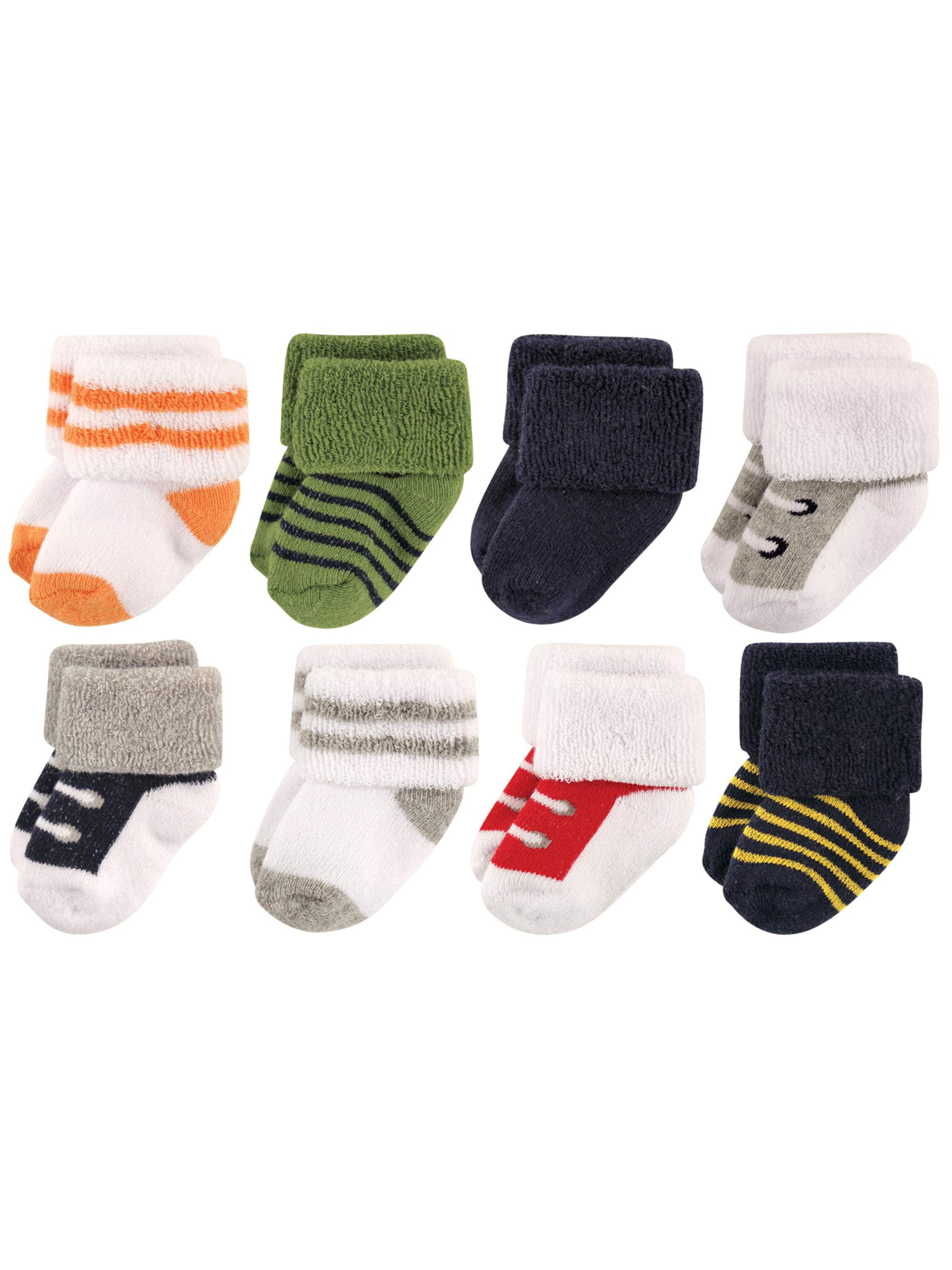 Luvable Friends - Socks, 8-pack (Baby Boys) - Walmart.com - Walmart.com