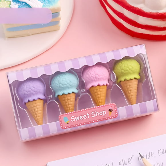 Food Themed Erasers Pencil Erasers For Kids School Supplies And Party