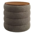 thumbnail image 2 of Otomana redonda Mezzo de Modway, 44 x 44 x 43 cm, Pebble, 2 of 9