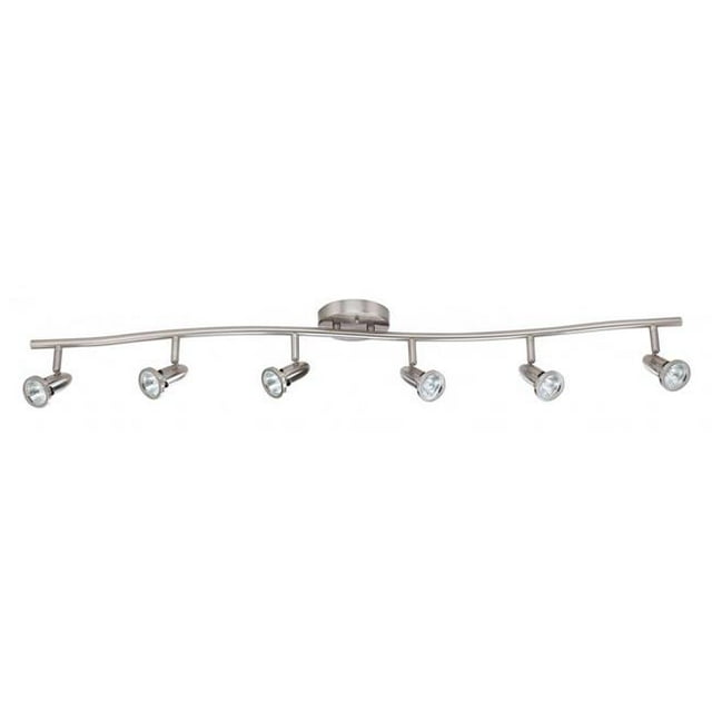Concord F2992-80 6 Light Track Light Bright Satin Nickel