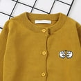 thumbnail image 4 of Gubotare Little Girls Cardigan Sweater Girls Cardigans Kids Fashion Open Front Long Sleeve Knit Sweaters Outerwear Size 7-8 (Yellow,7-8 Years), 4 of 4