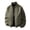 Army Green, variant on Men's Slim Fit Lightweight Sportswear Jacket Casual Long Sleeve Bomber Jacket with Pockets Black