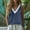 Navy, variant on Babysbule Women's Sleeveless V Neck Lace Trim Tank Top Casual Loose Fit Cotton-Like Blouse for Daily Wear Vacation Work Beach