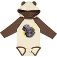 thumbnail image 3 of Inktastic Colorful Lurking Gator Boys or Girls Long Sleeve Baby Bodysuit, 3 of 5