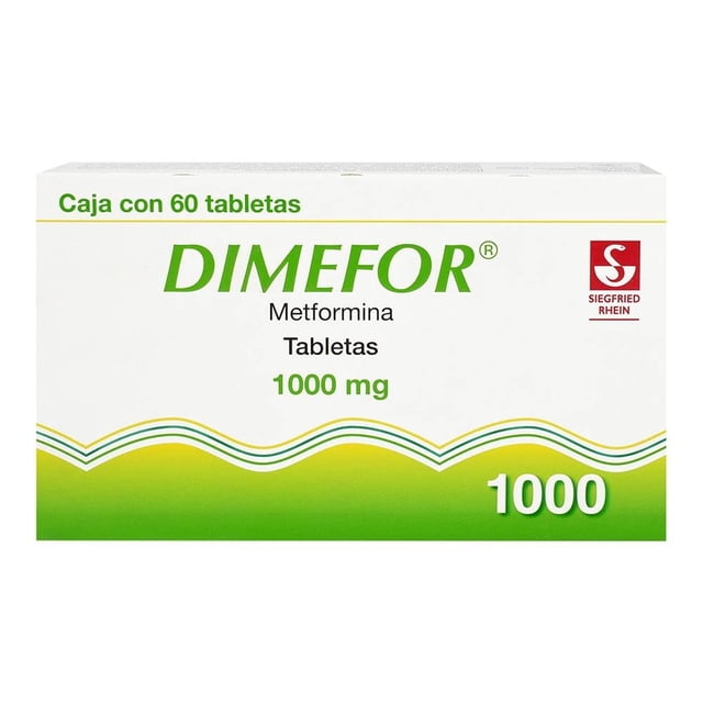 Dimefor 1000 mg 60 tabletas