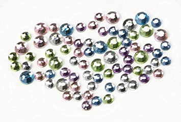 Sulyn Industries 10 mm Mixed Color Rhinestones 10 Pieces