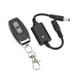 thumbnail image 1 of Interruptor de control remoto Compacto Fácil cableado Función de aprendizaje Interruptor remoto inalámbrico de plástico DC3.5V‑12V para tiras de luz de colores, lámparas de mesa, lámparas de noche, 1 of 14