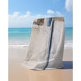 thumbnail image 4 of Beige Brown Blue Beach Towels Oversized Super Absorbent, Vintage Abstract Mottled Texture Lightweight Bath Towel Quick Dry Sets For Bathroom/Pool/Rv Camping/Beach Play/Gym Room/Picnic 23"x47", 4 of 8