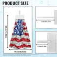 thumbnail image 7 of ZIATUBLE American Flag Hand Towels with Loop Soft Dish Towels for Kitchen Drying Absorbent Kitchen Hanging Towels for 4th of July Easy to Clean Hand Towels for Bathroom Decoration, 7 of 7