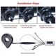 thumbnail image 2 of Waterproof Electric Bicycle Pedal Assist Sensor E bike Double Hall 12 Magnet Left/Right Side DIY eBike Modified Parts, 2 of 5