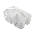thumbnail image 2 of Cesta de ducha portátil, organizador de suministros de limpieza, herramienta práctica y duradera Blanco, 2 of 9