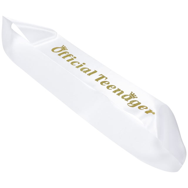 Official Teenagers Sash Graduation Season Decorations Teenagers Sash Birthday Party Sash
