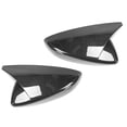 thumbnail image 4 of Pair Horn Style Side Mirror Cap Housing Protector Cover for  3 Axela 2020, 4 of 7