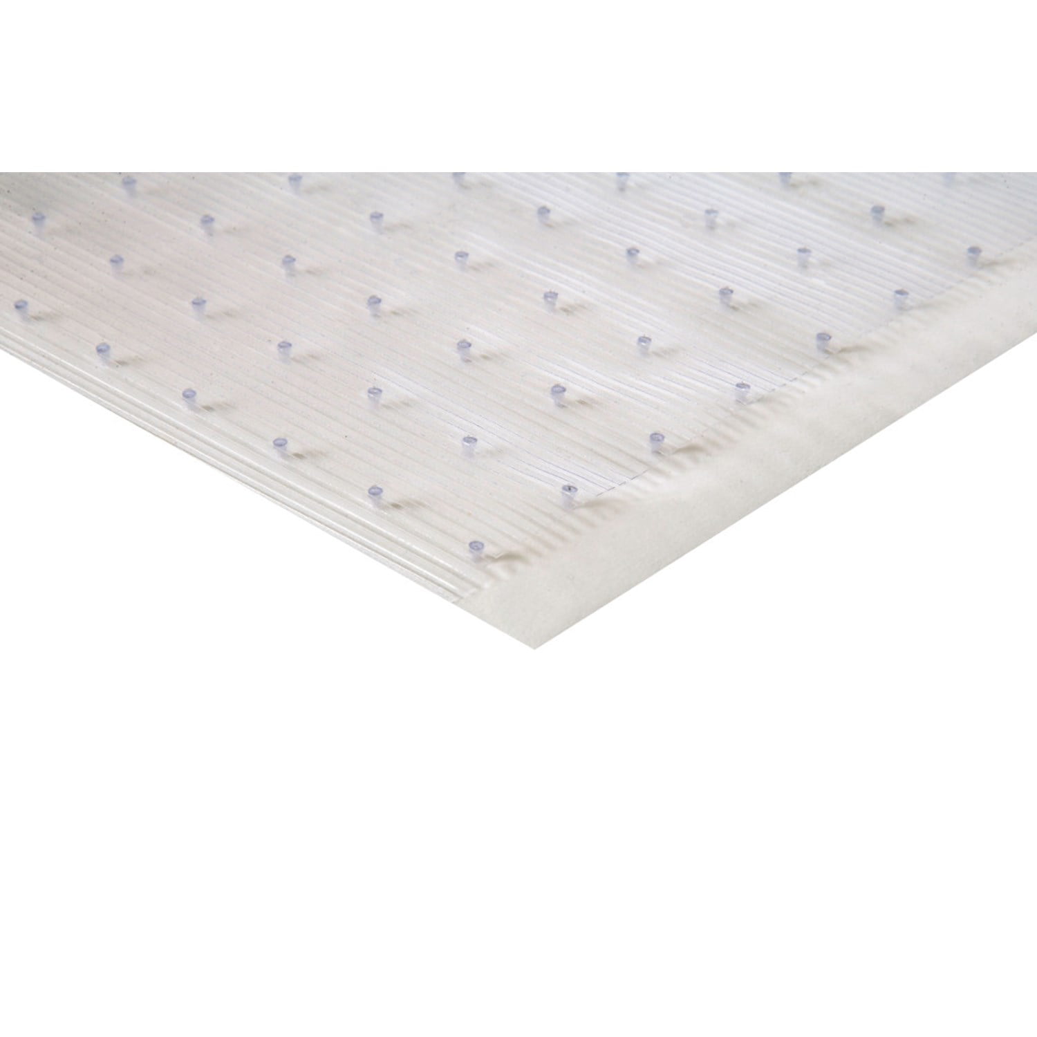 Clear Plastic Runner Rug Carpet Protector Mat Ribbed Multi Grip 18in x 26in 