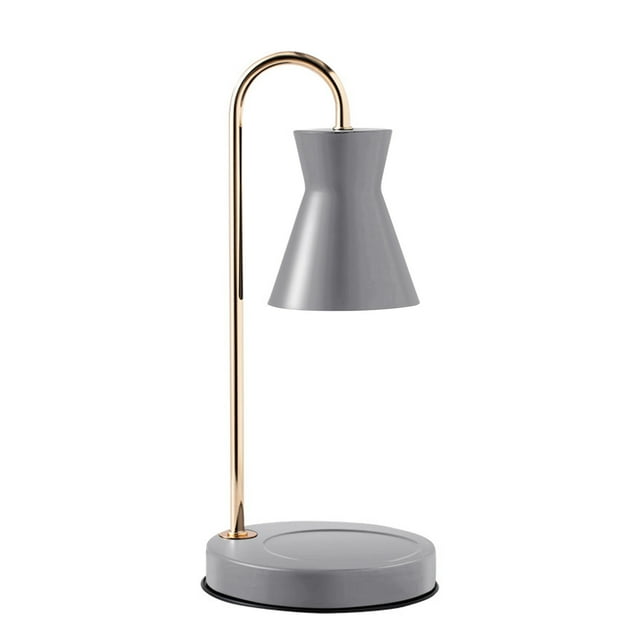 yulier Candle Warmer, Dimmable Electric Candle Warmer Lamp for Small and Large Jar Candles, Aromatic Candle Holders for Home Office Decoration, Gray