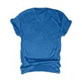 thumbnail image 7 of Icvfdpl Womens Summer Tops Casual T Shirts Cap Sleeve Top V Neck Solid Color Tshirt Loose Fit Blouse Stylish Female Streetwear, 7 of 7