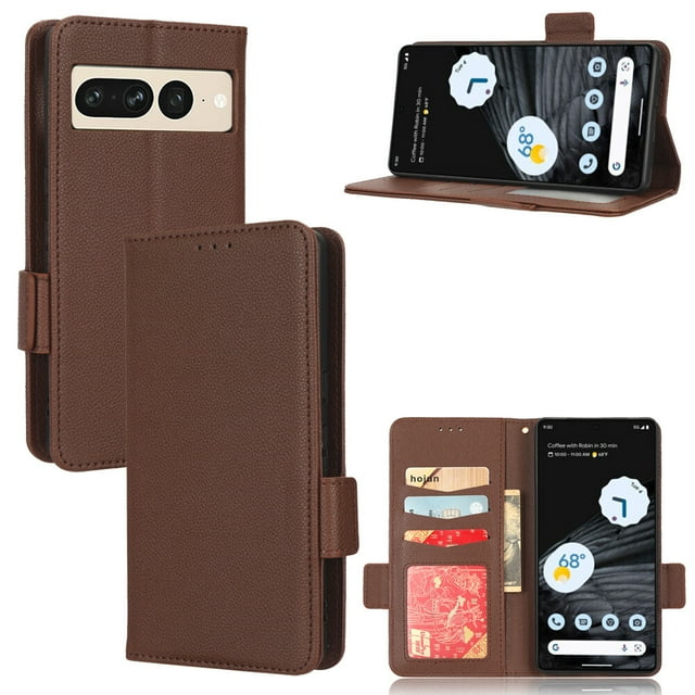 Google Pixel 7 PRO 5G Case , PU Leather Flip Cover Card Slots Magnetic Closure Wallet Case for Google Pixel 7 PRO 5G