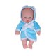 thumbnail image 1 of Soft Body Baby Doll Lifelike Newborn Baby Doll Simulation Reborn Baby Doll 8 InchesBlue Gown, 1 of 4