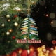 thumbnail image 1 of pstuiky Adorno navideño de acrílico para árbol de Navidad con colgante plano para aficionados a la pesca, 1 of 7