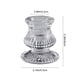 thumbnail image 3 of Candelabro de cristal transparente | Candelabro decorativo de cristal para bodas, cenas a la luz de las velas y centros de mesa festivos | Regalo de decoración moderna de cristal, 3 of 6