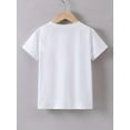 thumbnail image 2 of Girls' Cute Capybara Milk Tea Graphic T-Shirt - Soft Cotton & Spandex Blend, Casual Summer Short Sleeve Crew Neck Tee for Youngsters, 2 of 5