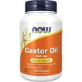 thumbnail image 2 of (2 pack) NOW Foods Castor Oil, 650 mg, 120 Softgels, 2 of 3