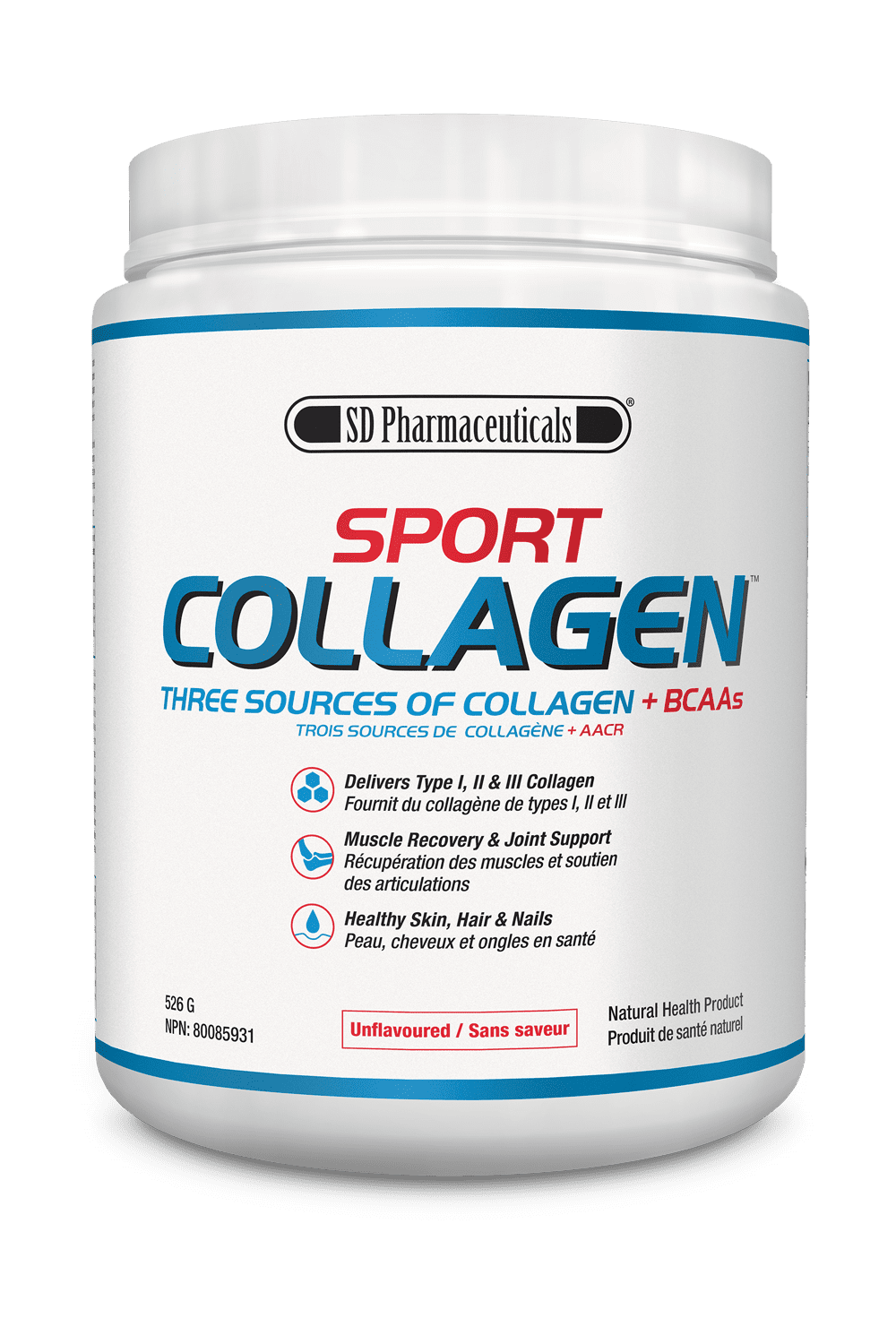 SD Pharmaceuticals SD Pharmaceuticals Sport Collagen - 526g - 41 Servings - Muscle Recovery - Joint Support - Healthy Skin, Hair & Nails