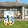 thumbnail image 3 of Amhnf Pelican And Heron Beach Scene Garden Flag For Home Outdoor Garden Yard Decor 12x18 inch, 3 of 5
