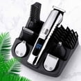 thumbnail image 2 of VOICEPTT Afeitadora Electrica y Barbero El&eacute;ctrico, 16 en 1 kit de rasurado para hombre, M&aacute;quina para Cortar Cabello de Barba/Nariz/Pelo/Cara/Cuerpo, USB Carga R&aacute;pida, 2 of 7