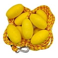 thumbnail image 2 of S SERENABLE 60ft Tow Rope for 1 to 6 Riders for Tubing, Water Sports with 9 Floats, with Hook Heavy Duty Boating Tow Rope, Towable Tube Red Spots, 2 of 9
