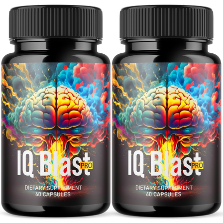 (2 Pack) IQ Blast Pro Advance Max Strength Nootropic Supplement 120 Capsules