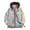 Gray, variant on Hooded Zip Jacket Men Y2K Aesthetic Oversized Hoodie Korean Fashion Oversized Retro Color Block Sweatshirt Streetwear