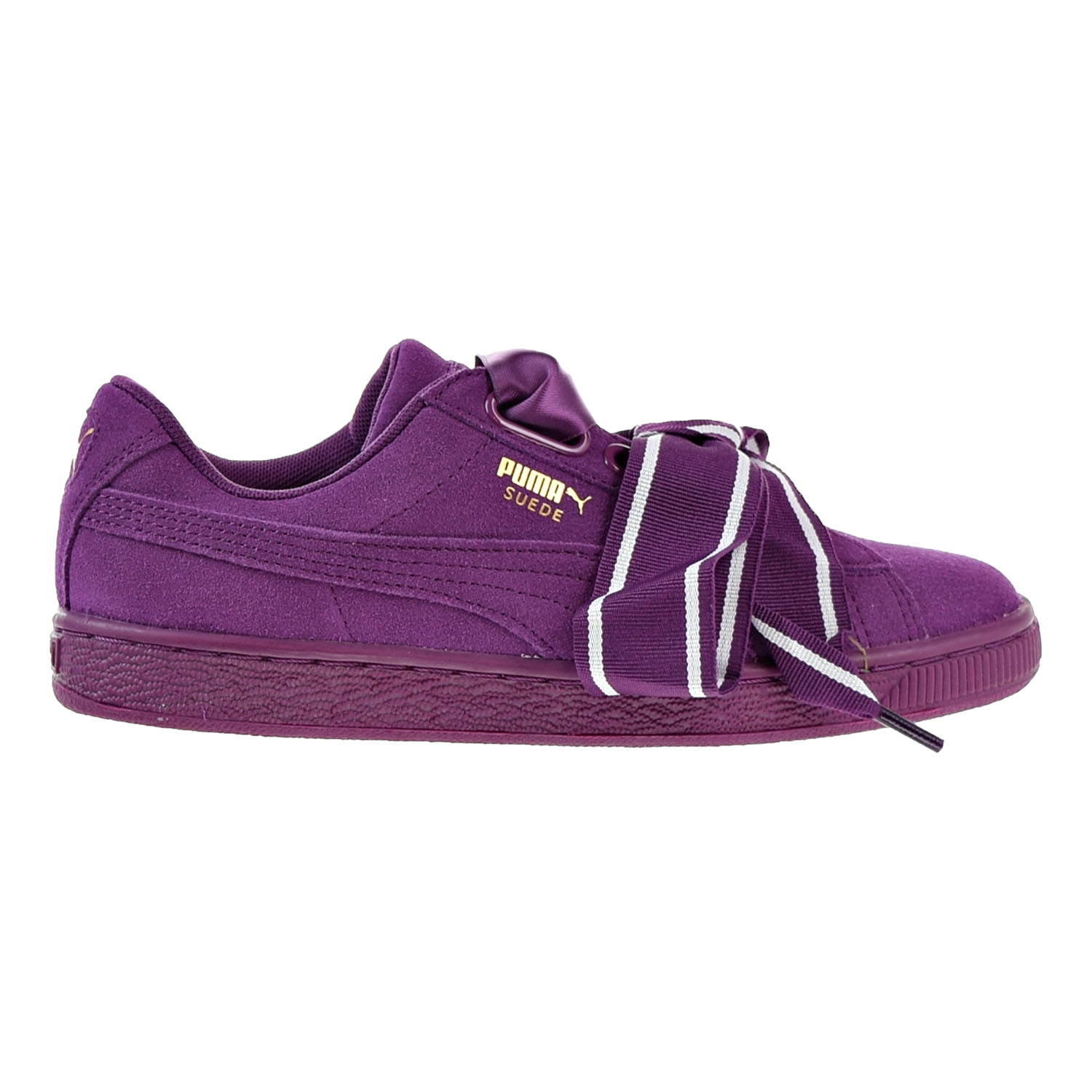 puma suede heart satin