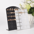 thumbnail image 5 of Transparent Plastic Display Panel Bracket Earrings Display Rack Showcase Holder Simple Fashion Storage Tool Jewelry Stand Card square 1pcs, 5 of 6