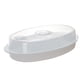 thumbnail image 1 of 1 vaporera para microondas con tapa (blanca), 1 of 4
