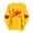 Yellow, variant on Valentines Sweatshirts for Women Long Sleeve Crew Neck Love Heart Printed T-Shirt Casual Comfy Pullover Tops (XS, Yellow)