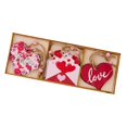 thumbnail image 3 of 9 piezas de adornos colgantes de madera de San Valentín, letreros, colgantes, figuras de San Valentín Estilo A, 3 of 9