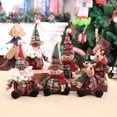 thumbnail image 2 of Juego de 6 decoraciones para árboles de Navidad, muñeco de copo de nieve de dibujos animados, cuadros D, 2 of 5