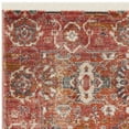 thumbnail image 4 of SAFAVIEH Vintage Persian Proinsias Geometric Polyester Area Rug, Red/Orange, 6' x 9', 4 of 6