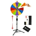 thumbnail image 1 of WinSpin 24 Pouces Roue de Prix Modulaire DIY 12 Emplacements avec Support au Sol Hauteur Réglable pour Carnaval Spinner Jeu Événements École, 1 of 9