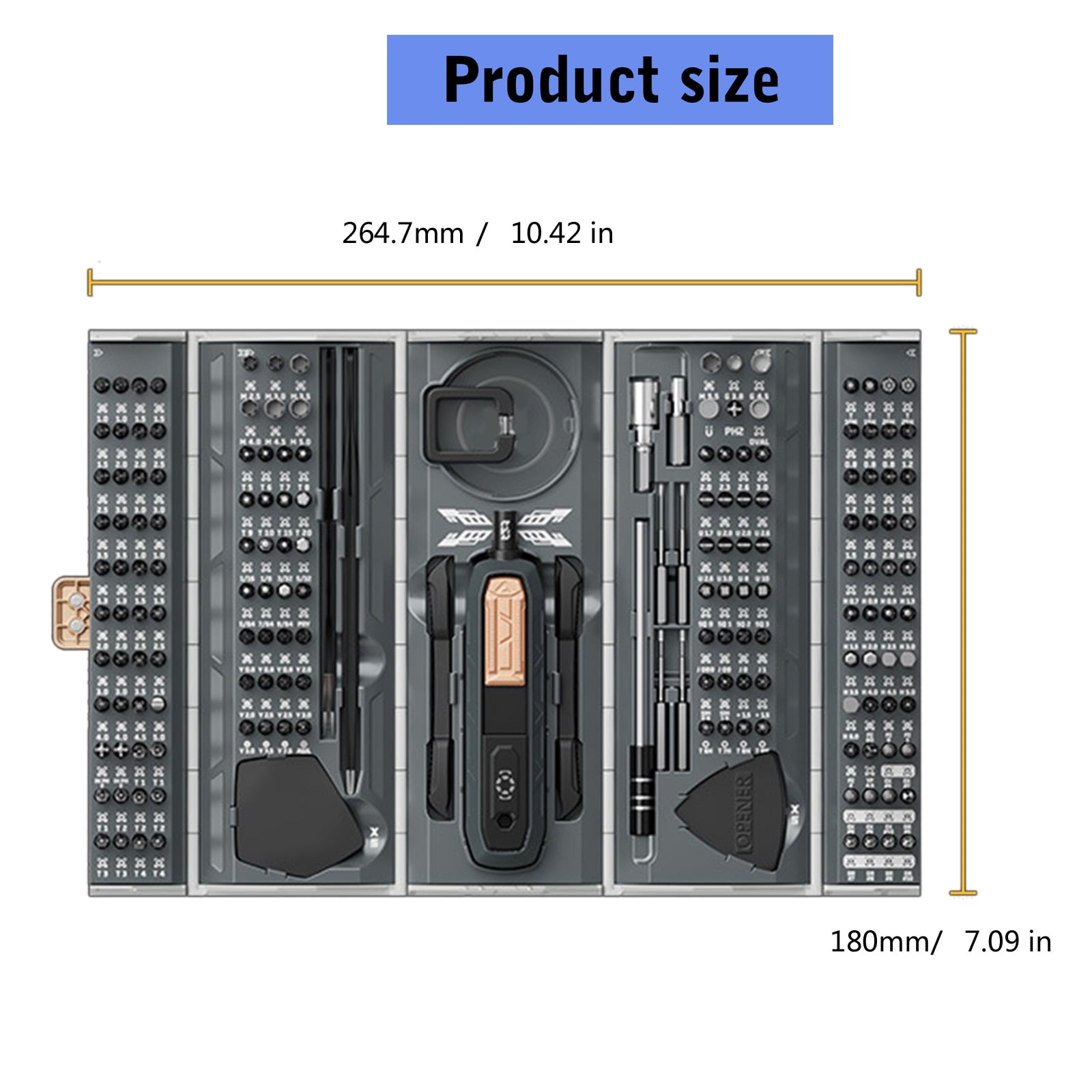 180 in 1 Precisely Screwdriver Set Professional Repair Tool Kits for Computer Laptop Game Console Accessories