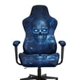 thumbnail image 3 of Whosucclay Skull Galaxy Print Gaming Chair Slipcovers, Stretchable Office Chair Cover 4 Pcs Computer Desk Chairs Covers with Armrest Covers, Rotating Armchair Protector Cover, 3 of 8