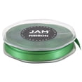 thumbnail image 4 of JAM Double Faced Satin Ribbon, 3/8 Inch Wide x 25 Yards, Emerald Green, Sold Individually, 4 of 5