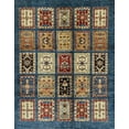 thumbnail image 1 of Ahgly Company Machine Washable Indoor Rectangle Abstract Bullet Shell Brown Area Rugs, 4' x 6', 1 of 7