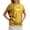 Z001-Gold, variant on Womens Plus Size Shirts Oversized Shiny Solid Short Sleeved Round Neck Tee Tops Holiday Party Casual Pullover Blouses