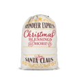 thumbnail image 1 of El nuevo diseño caliente de la venta personalizó el bolso grande grande del saco de Santa de los regalos de Navidad de la decoración, 1 of 4